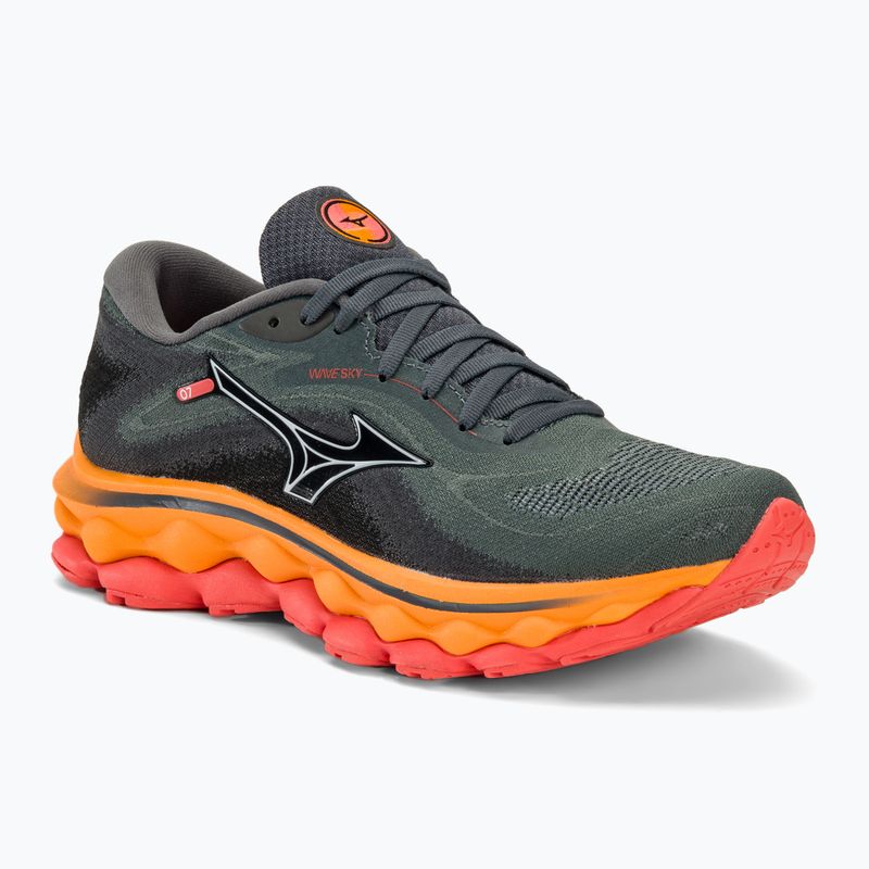 Women's running shoes Mizuno Wave Sky 7 turbulence/white/carrot curl