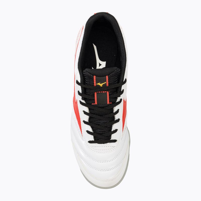Children's football boots Mizuno MRL Sala Club TF Jr white/radiant red 5