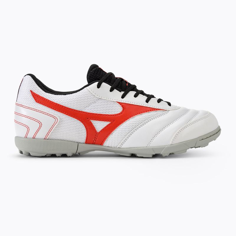 Men's football boots Mizuno MRL Sala Club TF white/radiant red 2