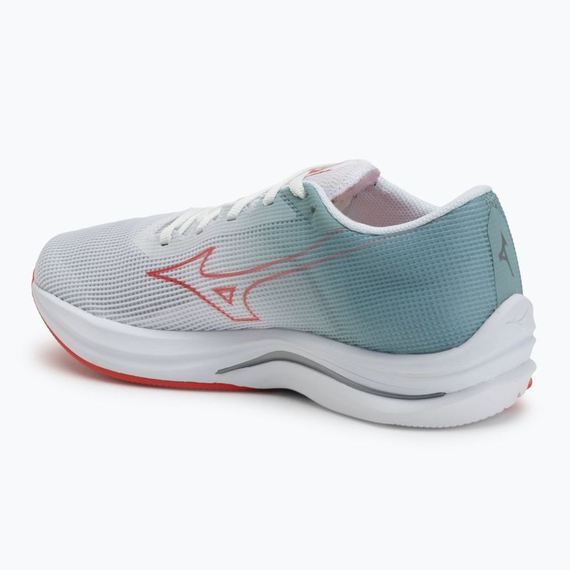 Women's running shoes Mizuno Wave Rebellion Sonic 2 river white/cayenne/gray mist 3