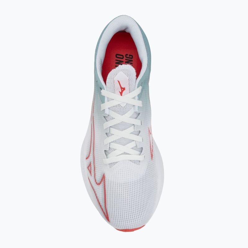 Women's running shoes Mizuno Wave Rebellion Sonic 2 river white/cayenne/gray mist 5