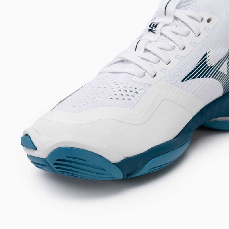 Men's volleyball shoes Mizuno Wave Lightning Neo2 white/sailor blue/silver 7