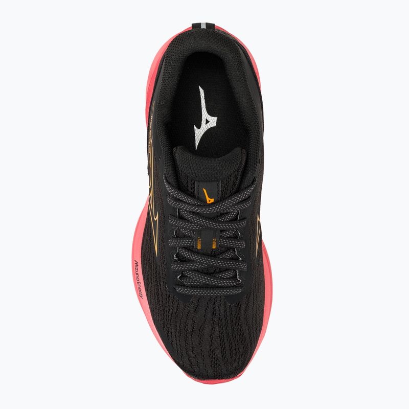 Women's running shoes Mizuno Wave Revolt 3 black/carrot curl/dubarry 6