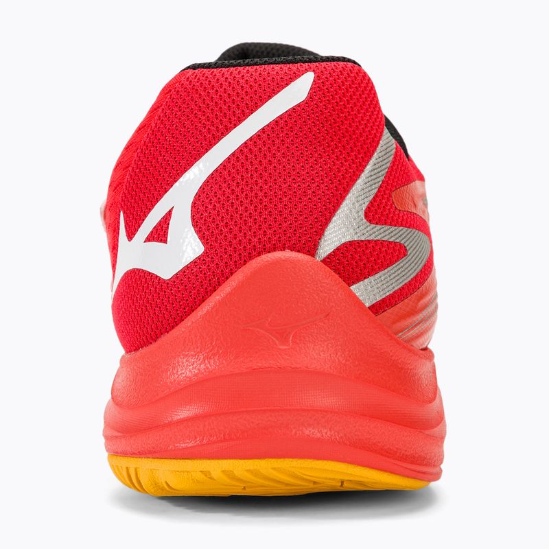 Men's volleyball shoes Mizuno Thunder Blade Z radiant red/white/carrot curl 6