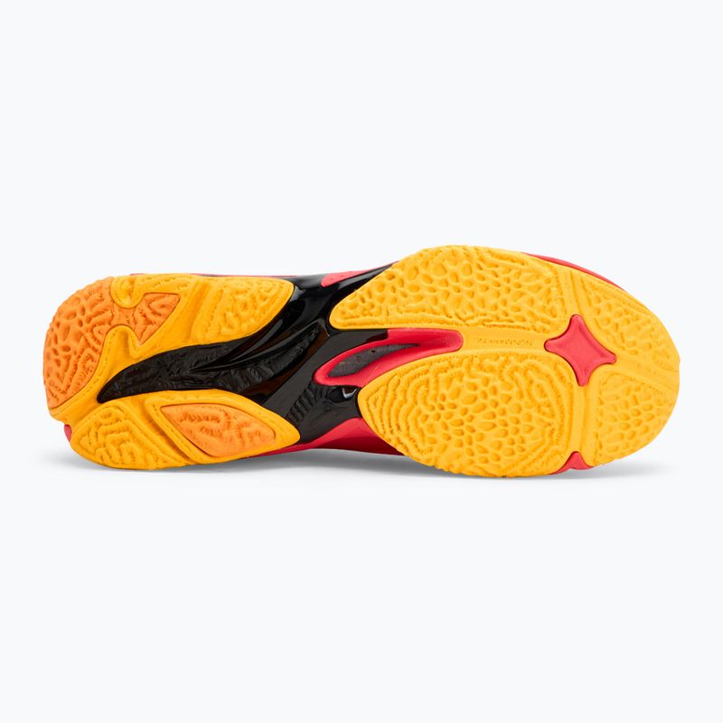 Mizuno Wave Lightning Z8 volleyball shoes radiant red/ white/ carrot curl 4