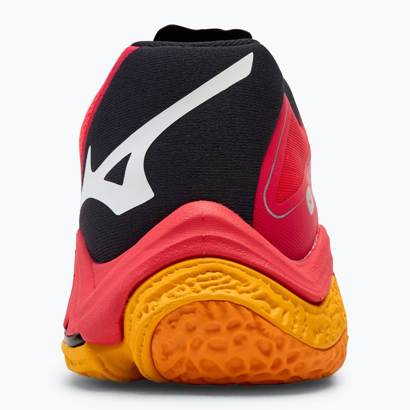 Mizuno Wave Lightning Z8 volleyball shoes radiant red/ white/ carrot curl 6