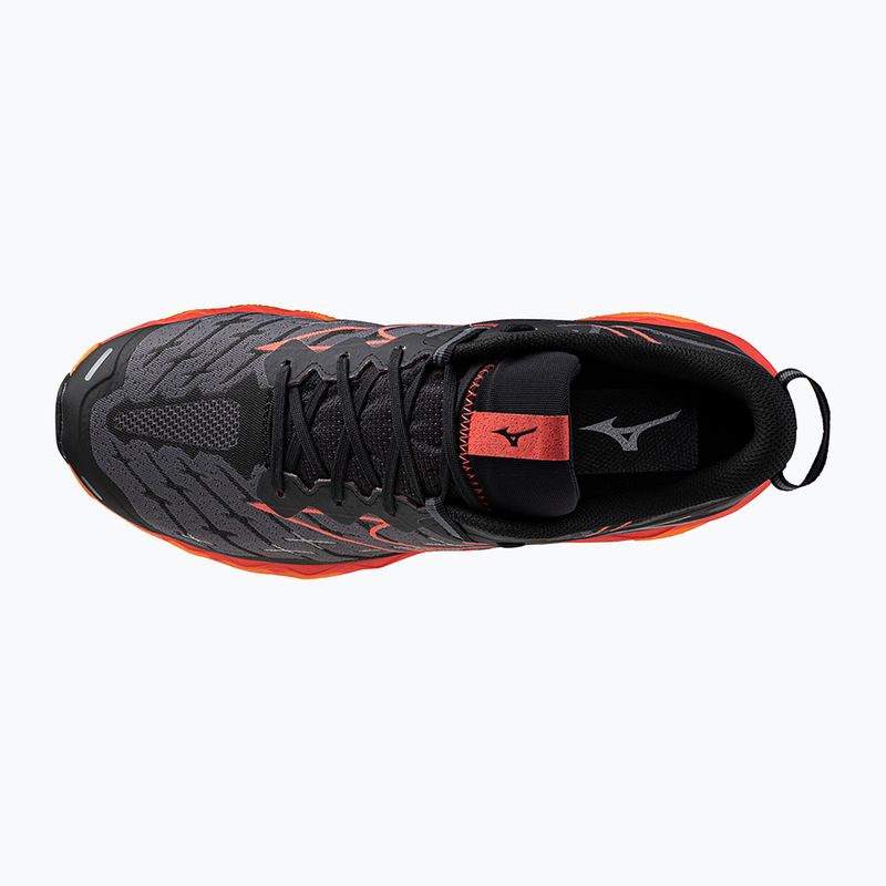Men's running shoes Mizuno Wave Mujin 10 black/cayenne/nasturtium 11