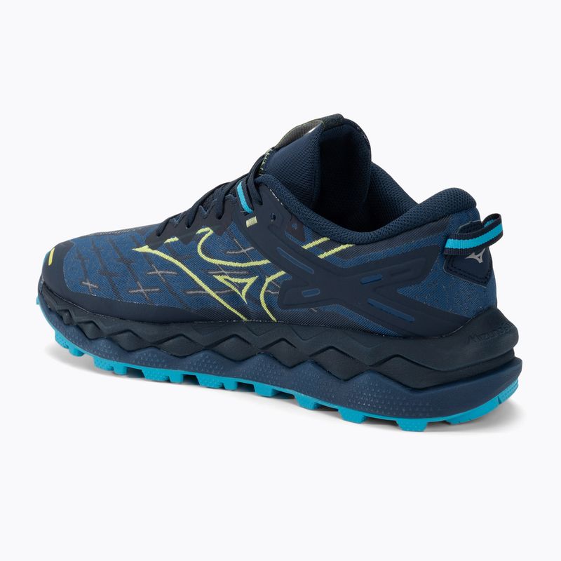 Men's running shoes Mizuno Wave Mujin 10 dress blues/sharp green/swim cap 3