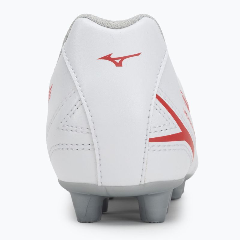 Mizuno Monarcida Neo III Select Jr MD children's football boots white/radiant red 6