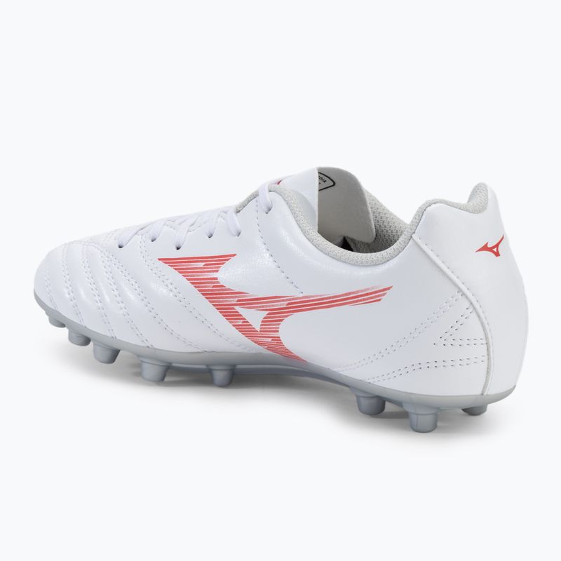 Children's football boots Mizuno Monarcida Neo III Select AG white/radiant red 3