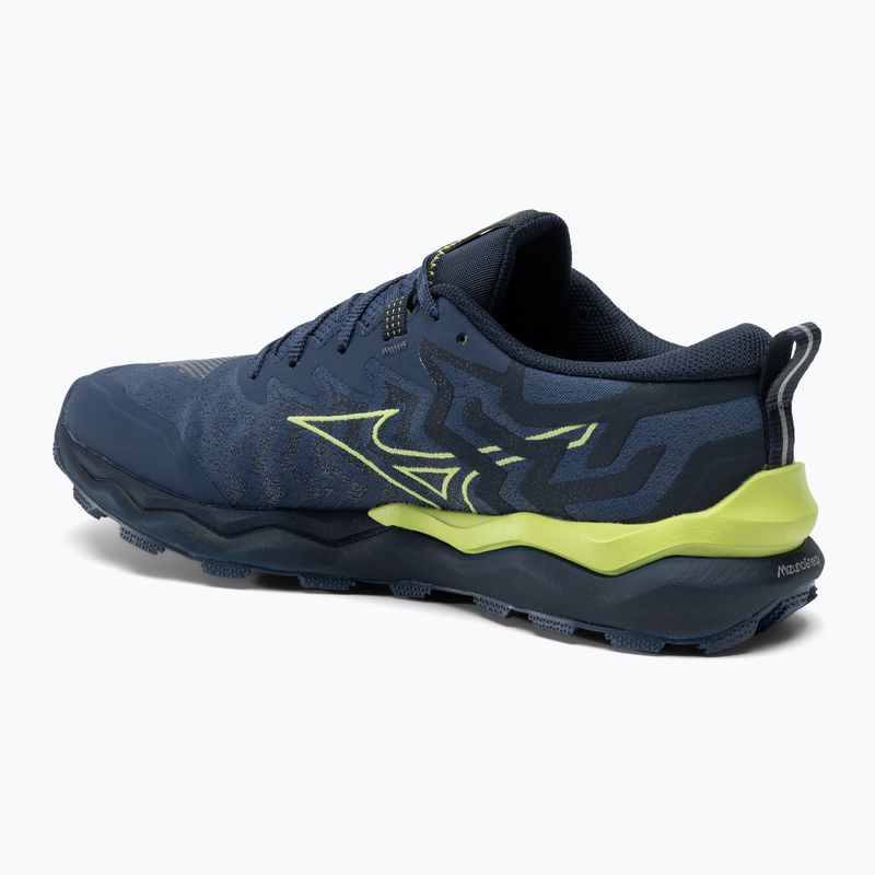 Men's running shoes Mizuno Wave Daichi 8 navy peony/sharp green/dress blues 3