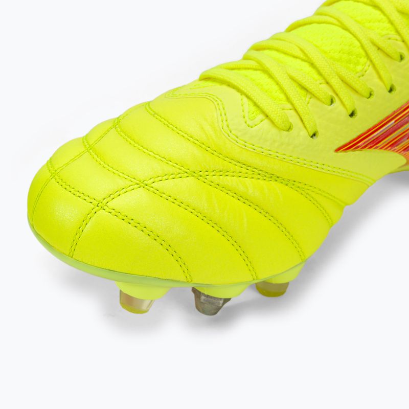 Mizuno Morelia Neo IV Β Japan Mix safety yellow/flery coral 2/safety yellow men's football boots 7
