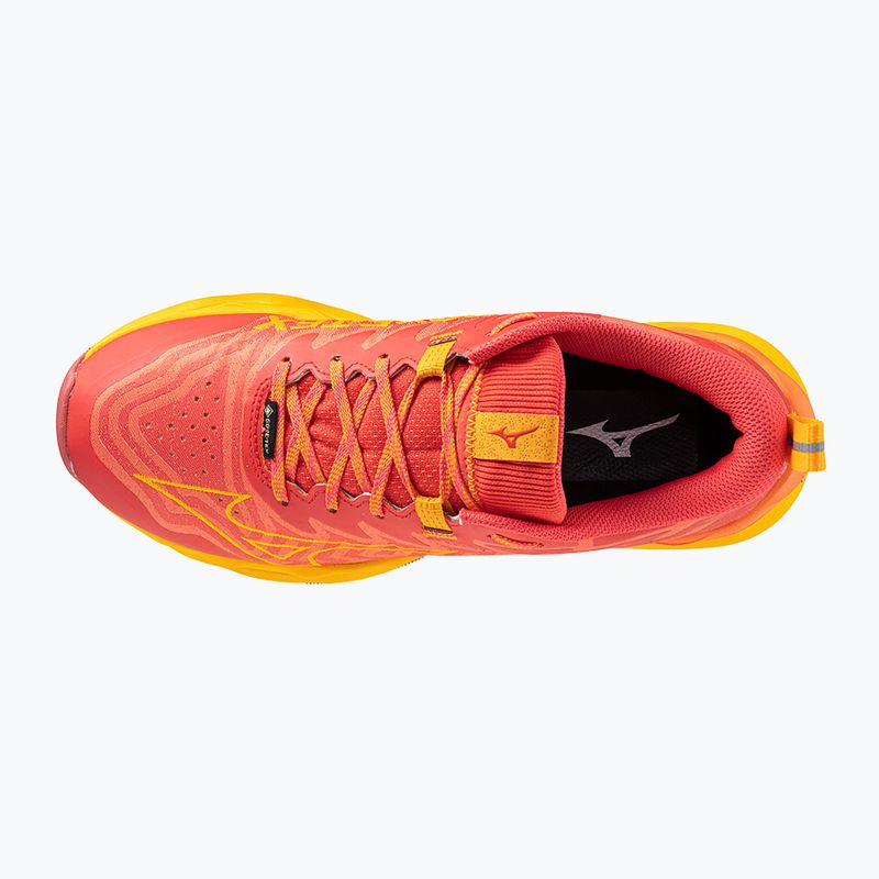 Women's running shoes Mizuno Wave Daichi 8 GTX nasturtium/citrus/cranberry 5