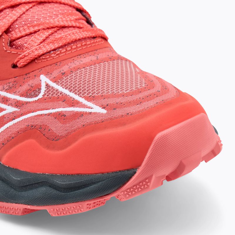 Women's running shoes Mizuno Wave Daichi 8 hot coral/ white/ turbulence 7