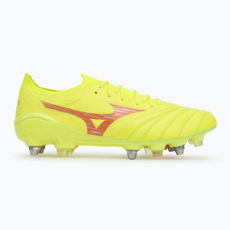 Mizuno Morelia Neo IV β Elite MIX safety yellow/fiery coral 2/safety yellow men's football boots 2
