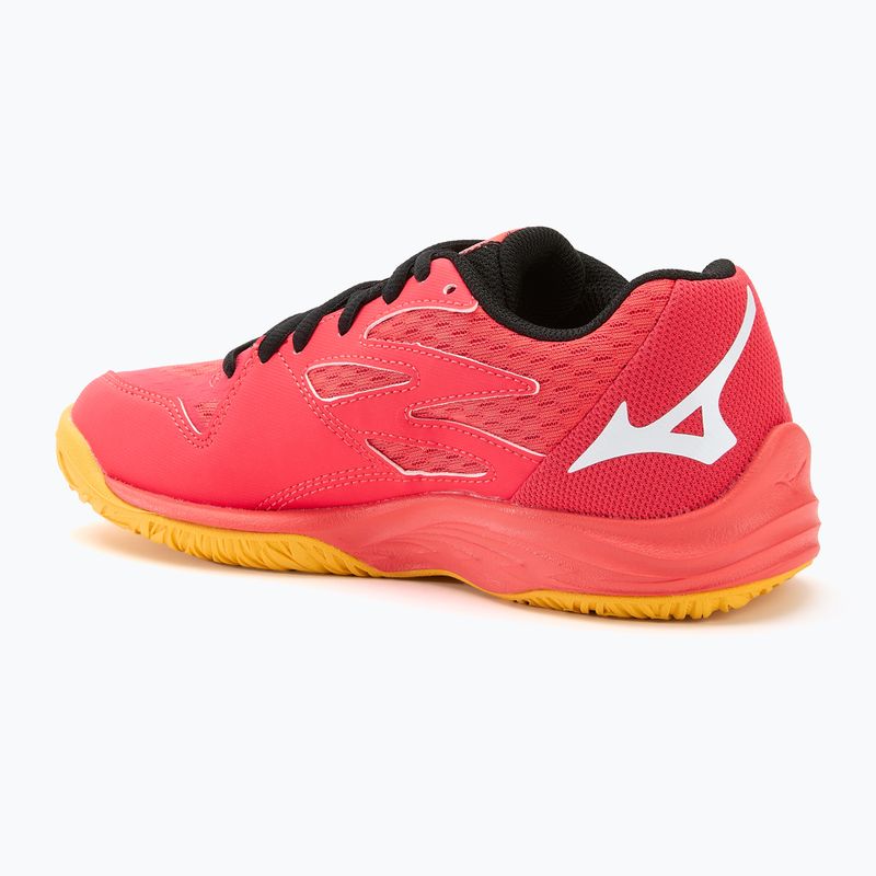 Mizuno Lightning Star Z7 radiant red/white/carrot curl children's volleyball shoes 3