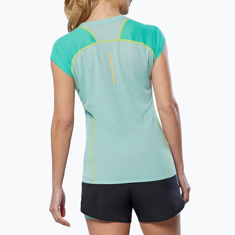 Women's running shirt Mizuno Aero Tee eggshell blue 2