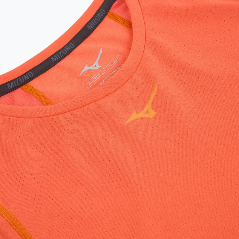 Women's running top Mizuno DryAeroFlow Tee nasturtium 3