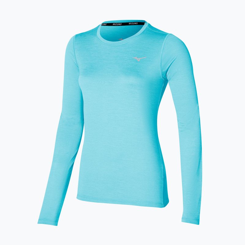 Women's Longsleeve Mizuno Impulse Core LS Tee blue glow