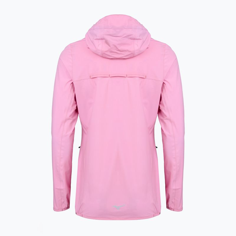 Women's running jacket Mizuno Waterproof 20K ER lilac chiffon 2