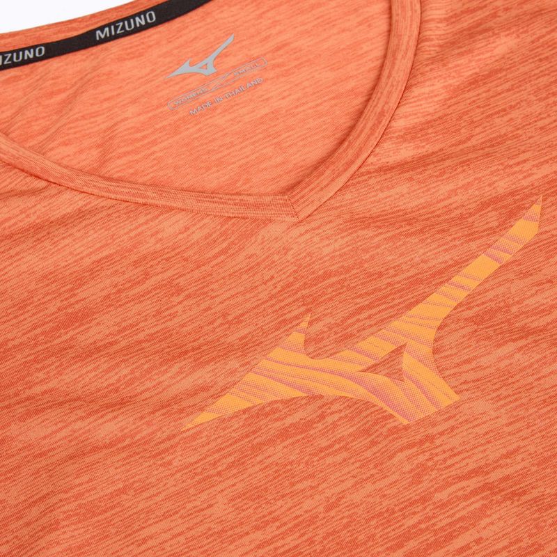 Women's running shirt Mizuno Impulse Core RB Tee nasturtuim 3