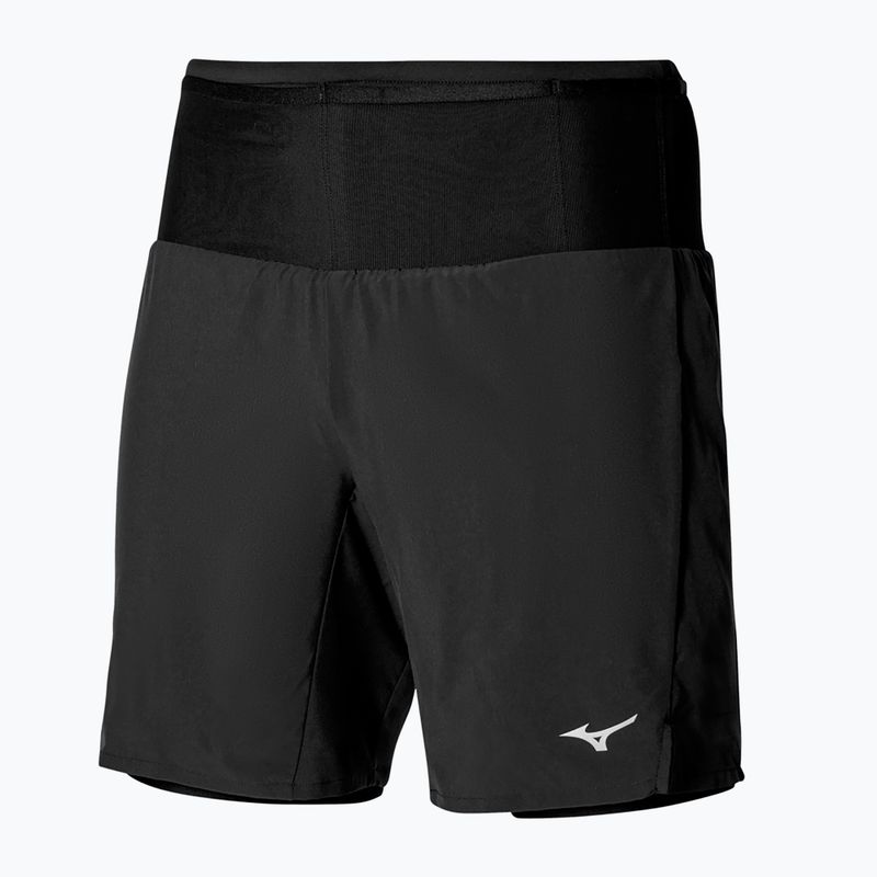 Men's running shorts Mizuno Multi Pocket 2in1 7.5 black 3
