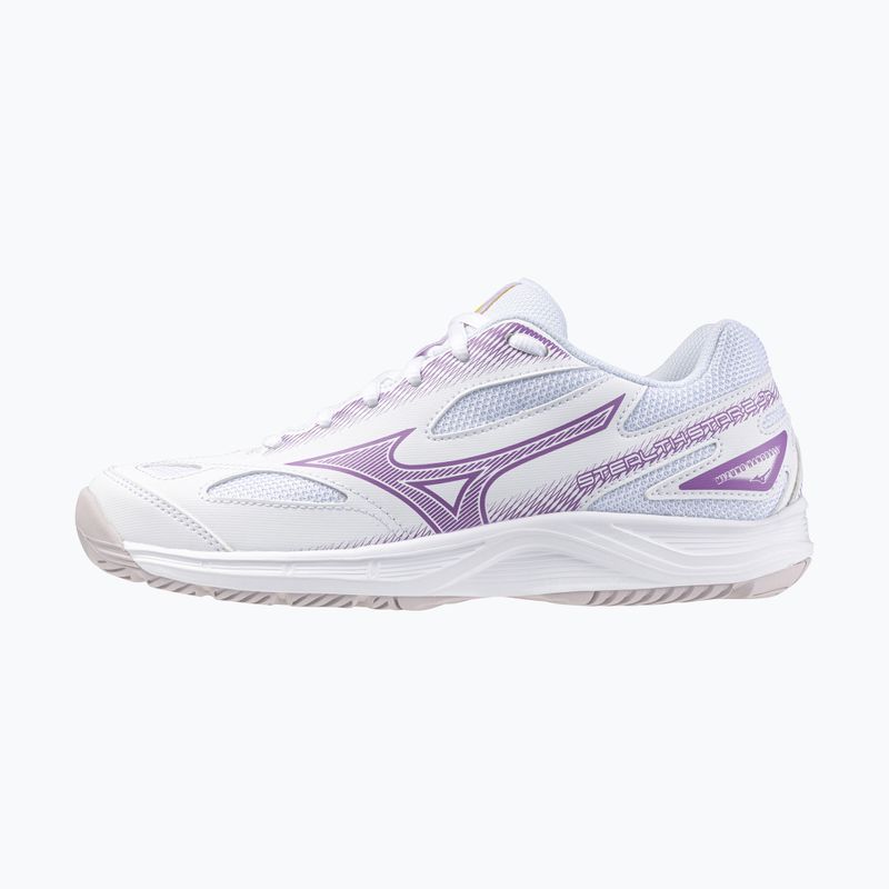 Mizuno Stealth Star 2 handball shoes white/patrician purple/quince 8