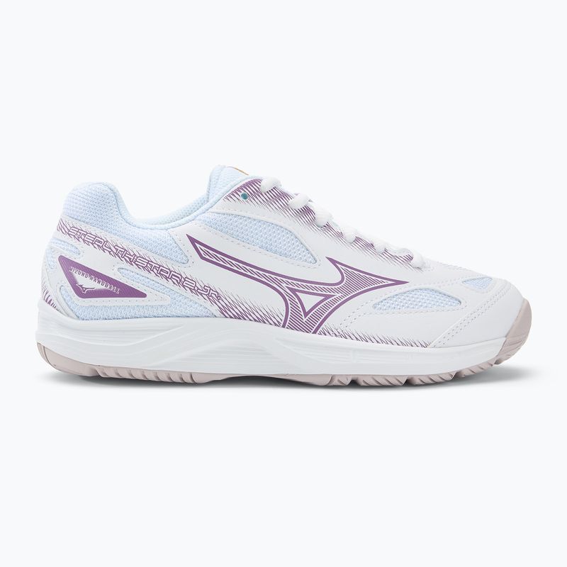 Mizuno Stealth Star 2 handball shoes white/patrician purple/quince 2