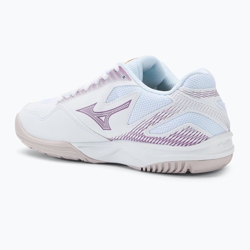 Mizuno Stealth Star 2 handball shoes white/patrician purple/quince 3