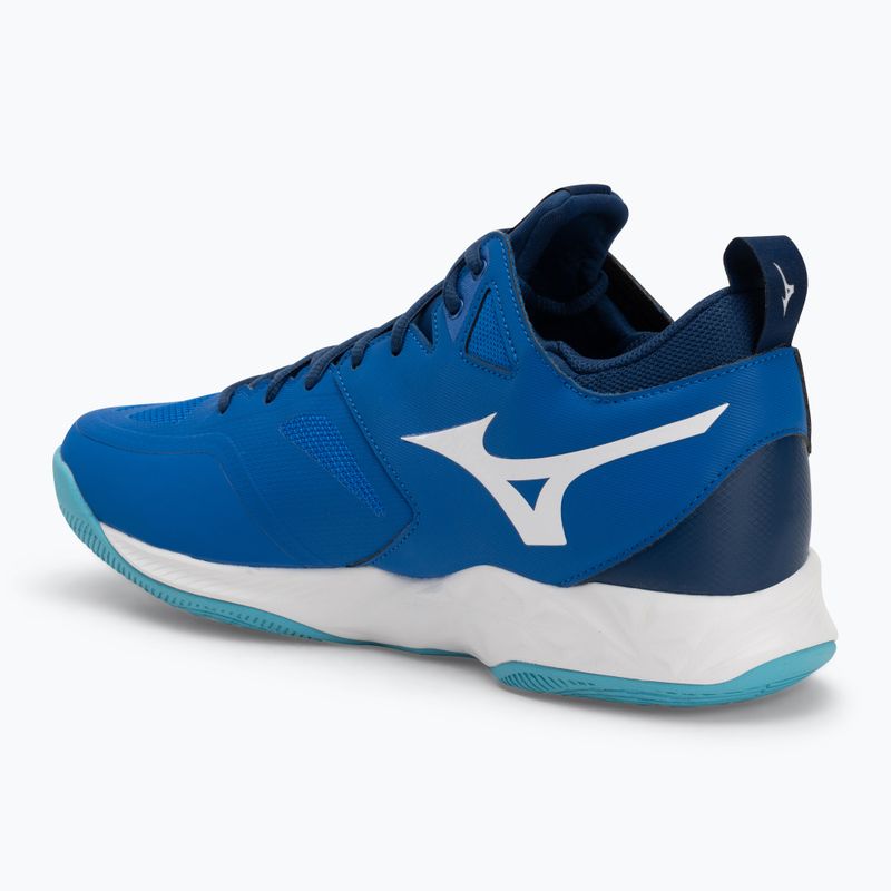 Women's volleyball shoes Mizuno Wave Dimension Mid mugen blue/white/estate blue 3