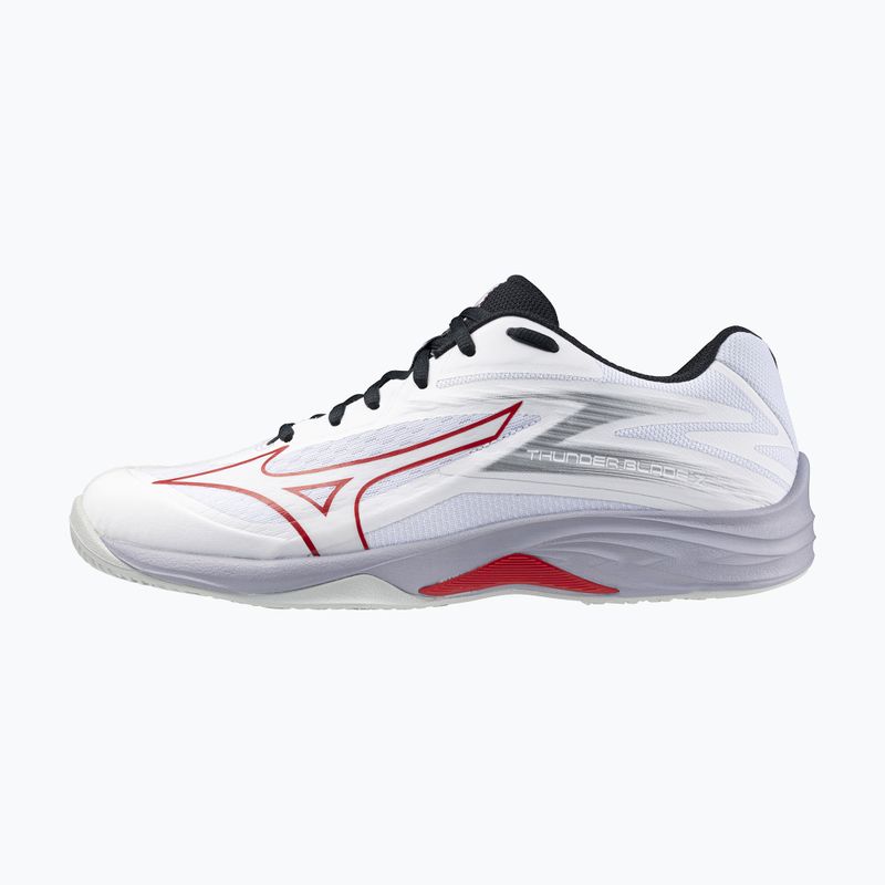 Men's volleyball shoes Mizuno Thunder Blade Z white/salsa/black