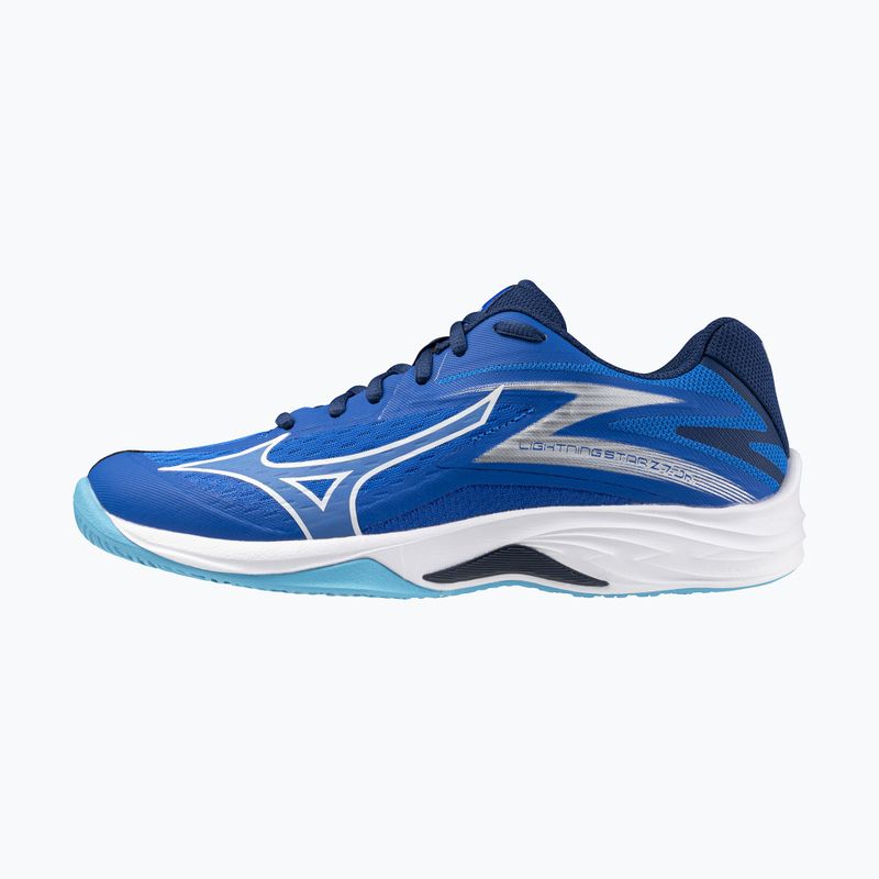 Mizuno Lightning Star Z7 children's volleyball shoes mugen blue/white/estate blue 8