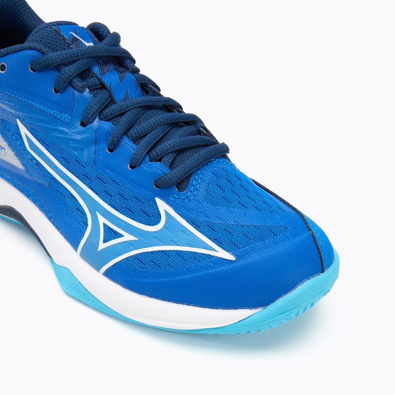 Mizuno Lightning Star Z7 children's volleyball shoes mugen blue/white/estate blue 7