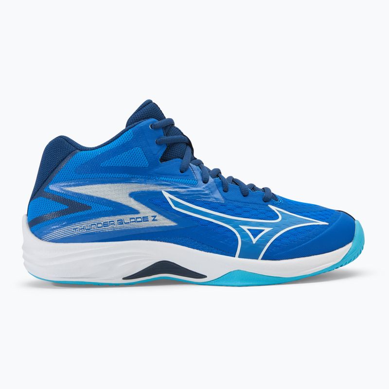 Men's volleyball shoes Mizuno Thunder Blade Z Mid mugen blue/white/estate blue 2