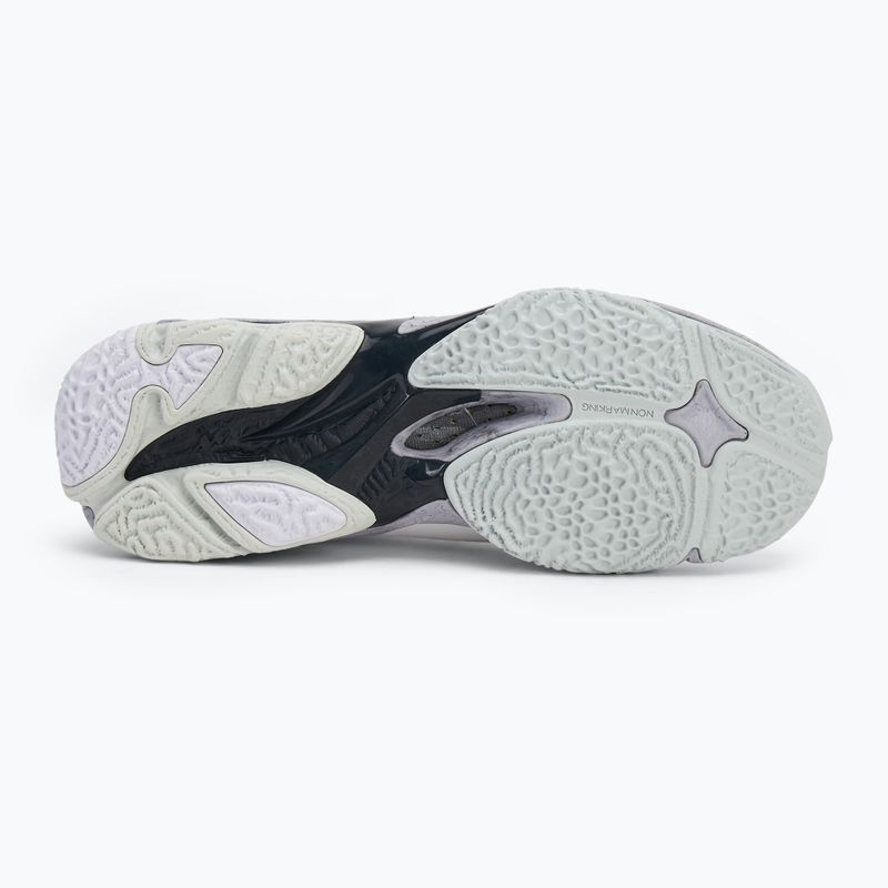 Mizuno Wave Lightning Z8 Mid white/salsa/black volleyball shoes 4