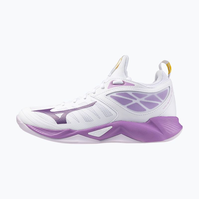 Women's volleyball shoes Mizuno Wave Dimension white/patrician purple/quince