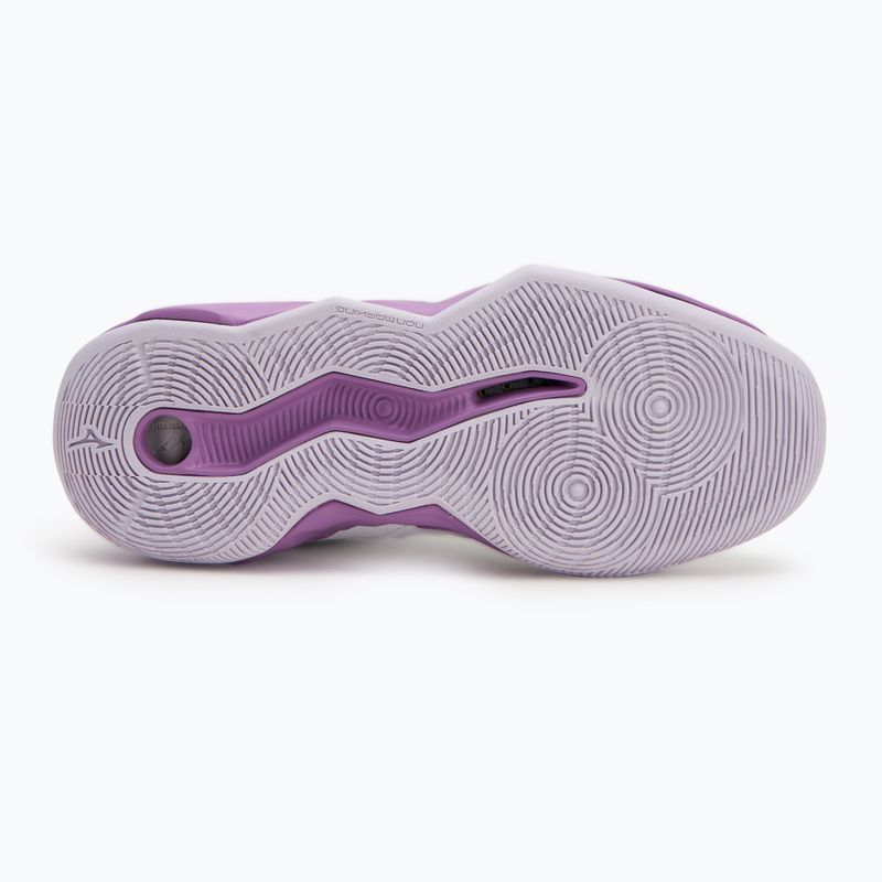 Women's volleyball shoes Mizuno Wave Dimension white/patrician purple/quince 4