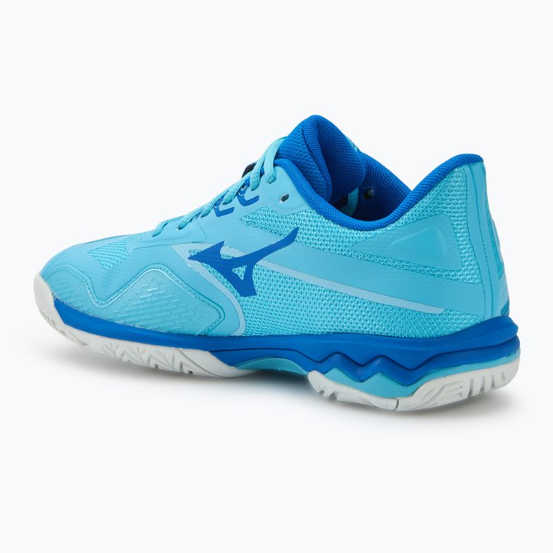 Women's tennis shoes Mizuno Wave Exceed Light 2 AC river blue/white/mugen blue 3