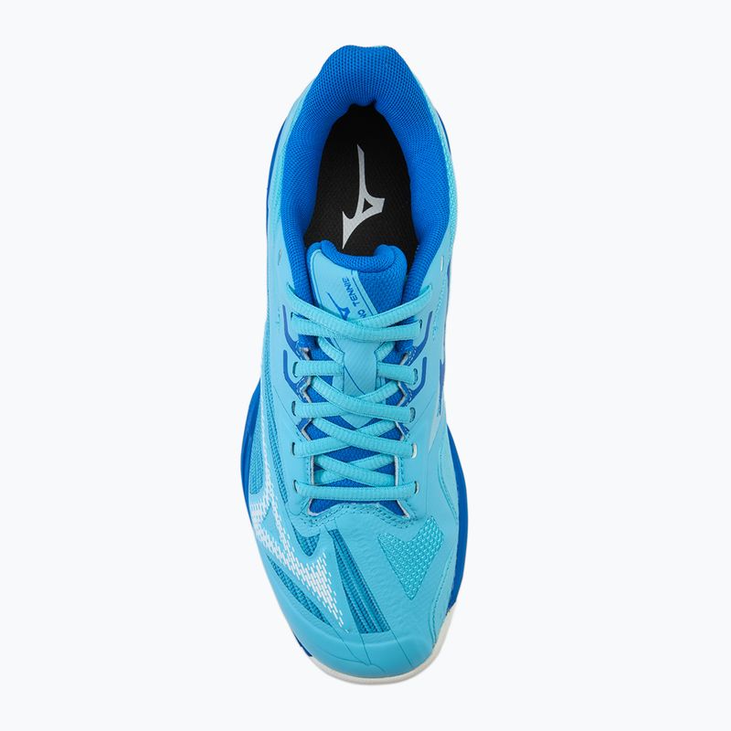 Women's tennis shoes Mizuno Wave Exceed Light 2 AC river blue/white/mugen blue 5