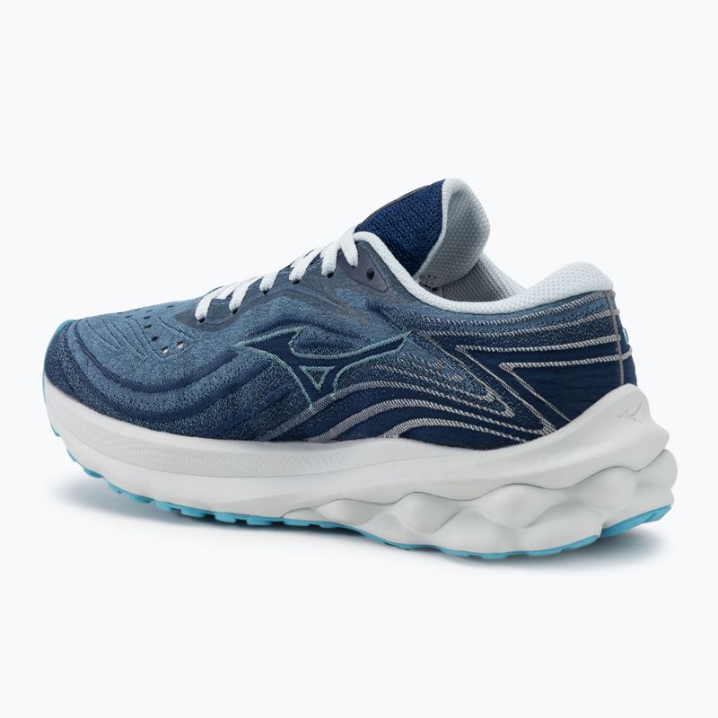 Women's running shoes Mizuno Wave Skyrise 5 parisian blue/river blue/estate blue 3