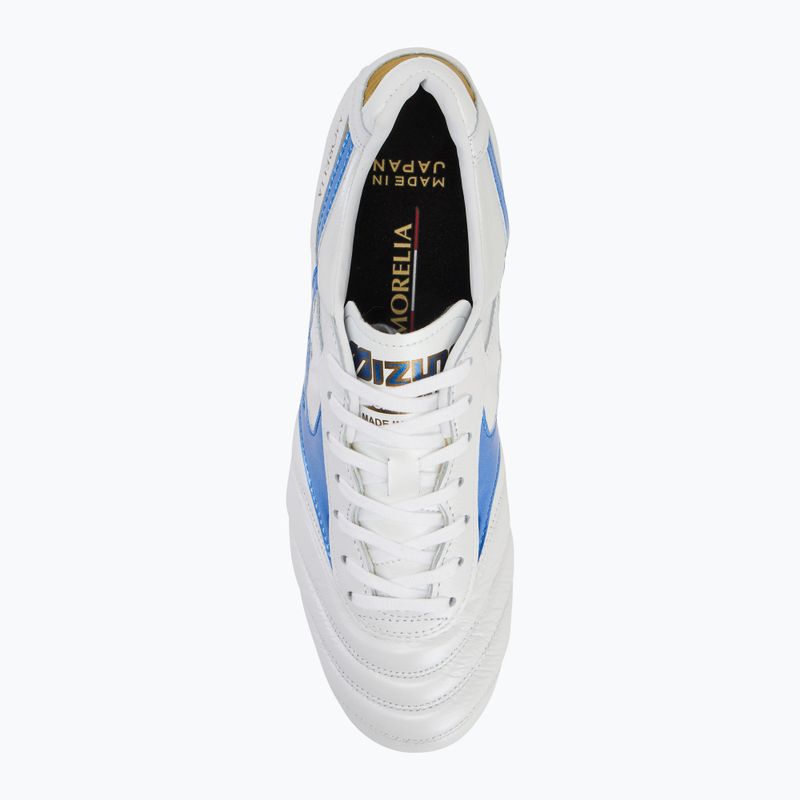 Mizuno Morelia II Japan Md white/laser blue/gold men's football boots 5