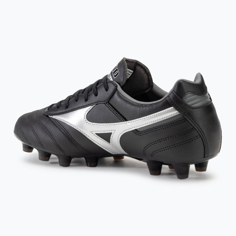Mizuno Morelia II Pro MD men's football boots black/galaxy silver/dark shadow 3