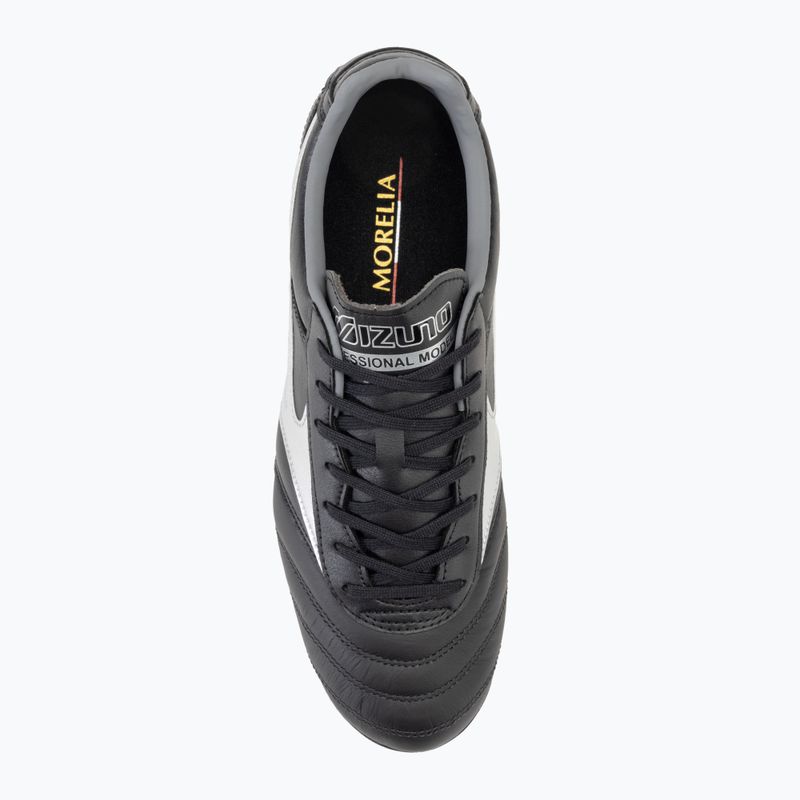 Mizuno Morelia II Pro MD men's football boots black/galaxy silver/dark shadow 5
