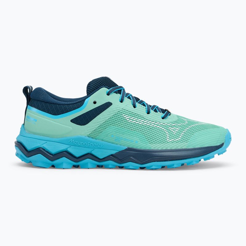 Women's running shoes Mizuno Wave Ibuki 4 GTX dusty jade green/nimbus cloud/river blue 2