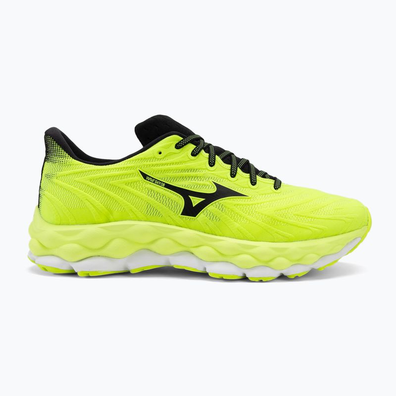 Men's running shoes Mizuno Wave Sky 8 mizuno neo lime/black/white 2