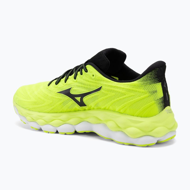 Men's running shoes Mizuno Wave Sky 8 mizuno neo lime/black/white 3