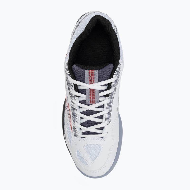 Men's Mizuno Break Shot 4 Padel white/salsa/aleutian padel shoe 5