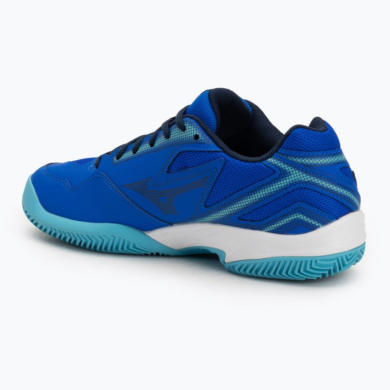 Mizuno Break Shot 4 CC tennis shoes mugen blue/ white/ river blue 3