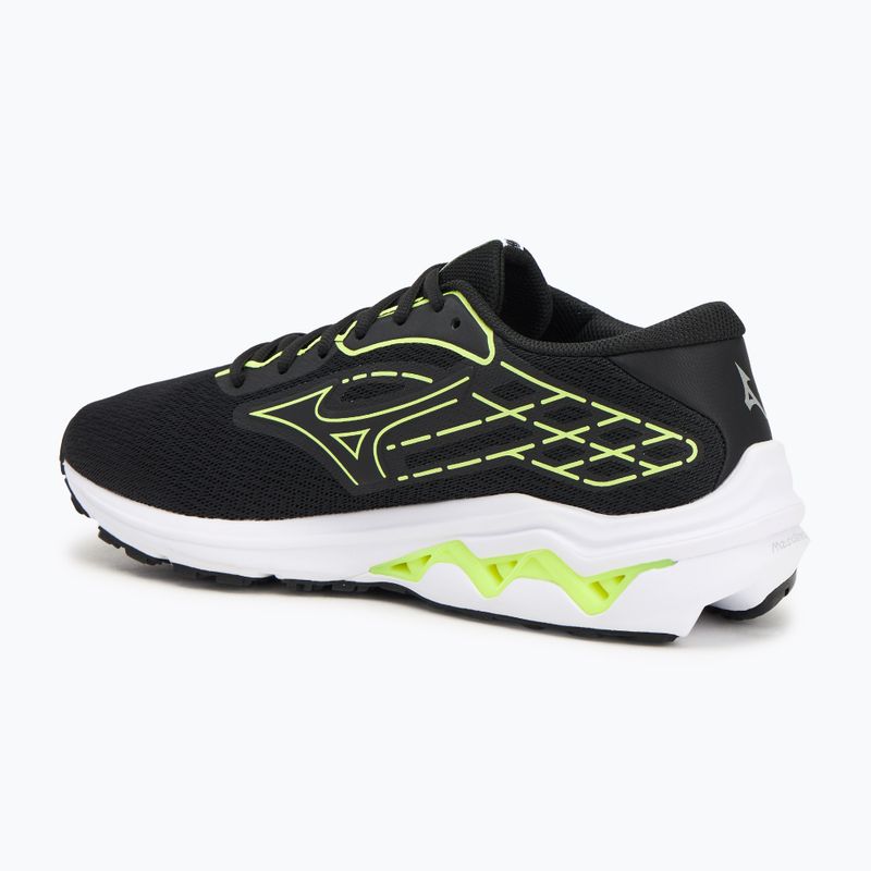 Men's running shoes Mizuno Wave Equate 8 black/white/mizuno neo lime 3