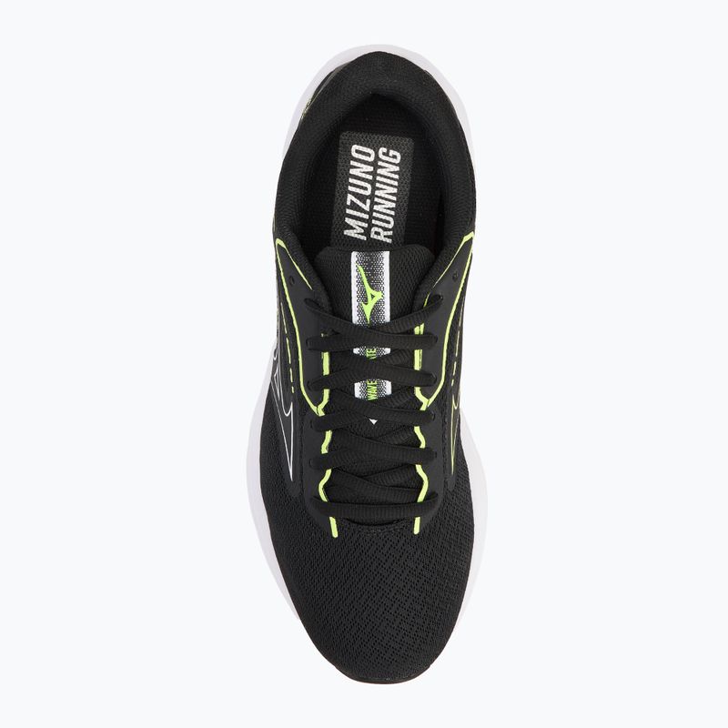 Men's running shoes Mizuno Wave Equate 8 black/white/mizuno neo lime 5